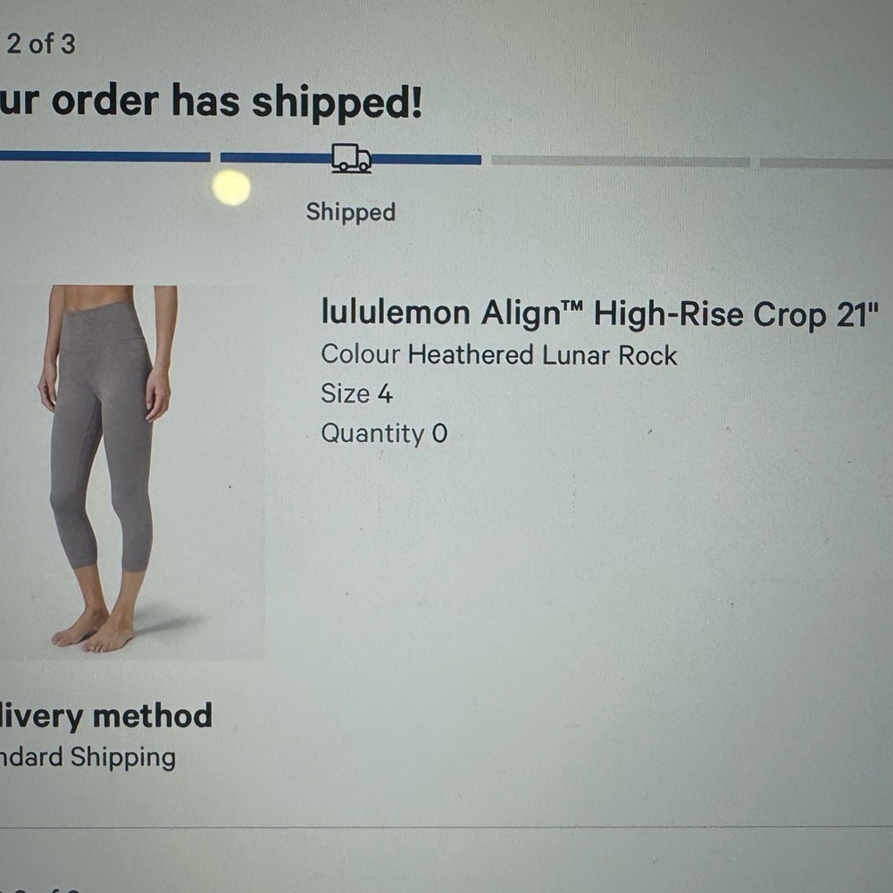 Lululemon Align High Rise Crop 21”